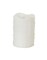 Melrose 5.25" White Battery Operated Simplux Flameless LED Lighted Pillar Candle with Moving Flame